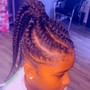 Large Knotless  Braids