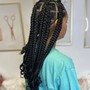 Large Knotless Box Braids