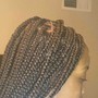 Medium Natural Hair Braid or Twist  (No Hair Added)