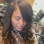 Traditional sewin /sew in with leave out