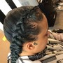 2 feed-in braids