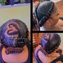 2 feed in braids