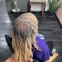 Mid back 2 strand retwist