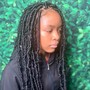 Distressed Soft Locs OVER Natural Locs