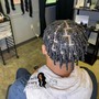 Men’s Single Braids (thin/ short textured hair)