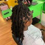 Waist length butterfly Loc Extensions