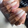 Acrylic Overlay natural nail