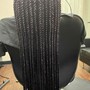 Goddess Braids waist length