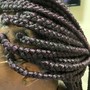 Goddess braids mid back