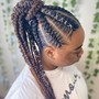 Feed-In braided Ponytail