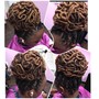 Dreadlock re-twist with two strand  twist style. USE VAGARO ONLY. https://www.vagaro.com/eminenthairsalon1