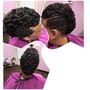 Pin up Mohawk Braids