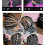 6 Feed in or Goddess braids $115. 8 Feed in Braids $125. Braided back. USE VAGARO ONLY. https://www.vagaro.com/eminenthairsalon1