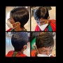 Partial Sew In (crown only ) and short cut