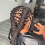 Braid takedown scalp braids