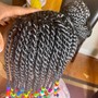 Crochet or Cornrow W/ single in the front or back