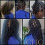 Medium Knotless Braids