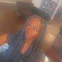 Heart Shaped Knotless Box Braids