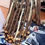 Half up Half down w/ Knotless Braids (Fulani)