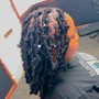 Bob length passion twist with hair included