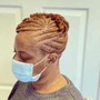 Natural  Updo/Braid/Twist Style with Natural Hair