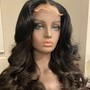 Glued Wig Install (wig constructed by me)