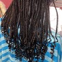 Boho knotless medium hair included