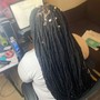 Straight hair Loc Maintenance