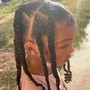 Kid's knotless braids (Large size)