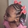 Kid's Scalp Braid styles (no weave)