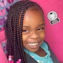 Kid's feed-in braids styles