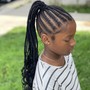 Large knotless Box braids