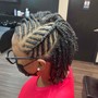 Medium 2-rows Feeding Braids