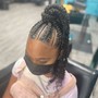 Large Feed-In Ponytail