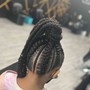 Fulani Braids (half up half down) TINY TOTS ONLY