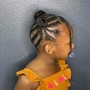 Natural ponytail (no heat)