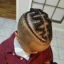 Kid's scalp Braid style (natural hair only)