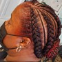 6+ feed-in braids