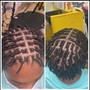 Interlocking roots only for full head of locs