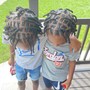 Kids Loc Re-twist and style (age 10 and under)