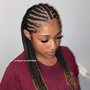 Wig braid down