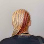 Wig braid down