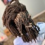 Loc retwist short (above shoulders)