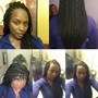 Medium knotless Extending Braids