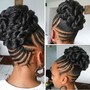 Senegalese twist boho