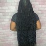 Soft locs w hair 36”