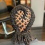 Rod set (natural hair )