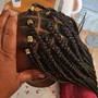 Natural hair braids for wigs