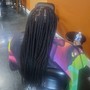 Smedium Gypsy Boho Knotless Braids