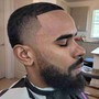 Beard cut with permanent color